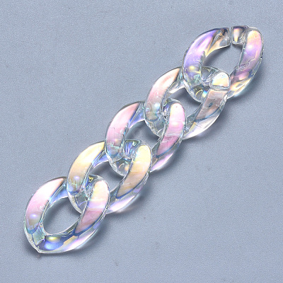 Transparent Acrylic Linking Rings X-OACR-S036-001A-D01-1