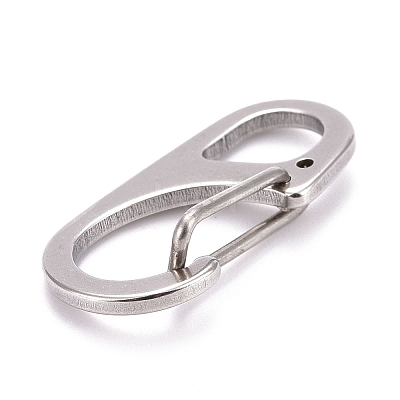 202 Stainless Steel Keychain Carabiner STAS-F268-03P-1