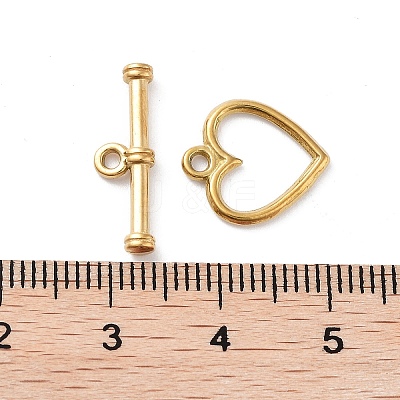 Ion Plating(IP) 304 Stainless Steel Toggle Clasps X-STAS-A092-08B-G-1