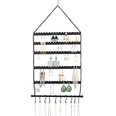 Iron Wall Earring Organizer ODIS-P010-06EB-1
