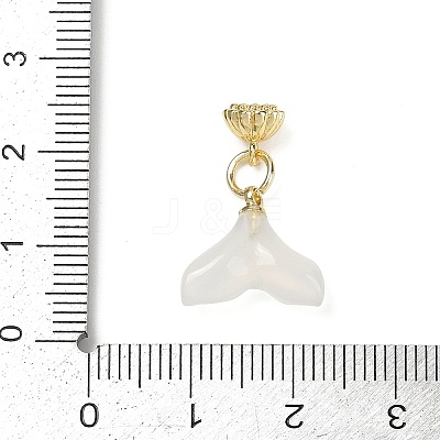 Natural White Agate Charms LS-KK-Z094-04G-03-1