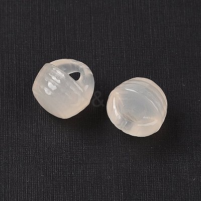 Natural White Chalcedony Basket Charms G-F773-03-1