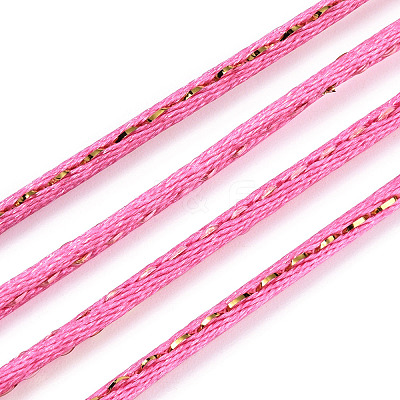 Metallic Stain Beads String Cords NWIR-R024-105-1