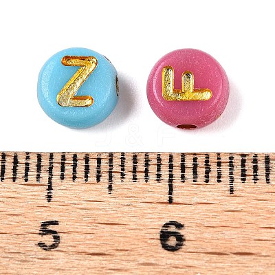 Plating Acrylic Beads PACR-T017-02M-1