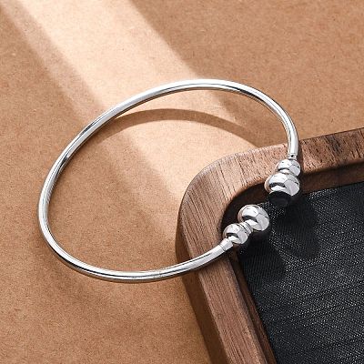 304 Stainless Steel Cuff Bangles BJEW-P310-08P-1