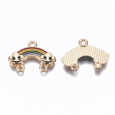Alloy Enamel Chandelier Component Links ENAM-S127-006-RS-1