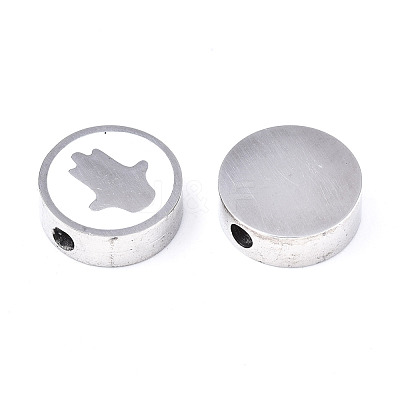 304 Stainless Steel Beads STAS-S080-021P-1