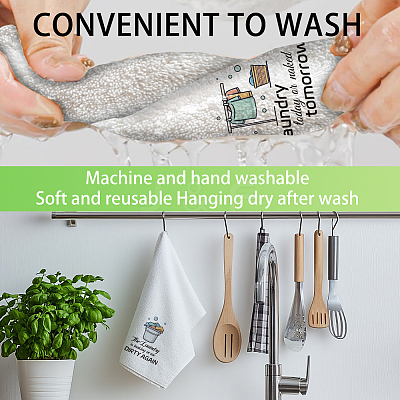 4Pcs 4 Styles Microfiber Cleaning Cloth AJEW-WH0645-005-1