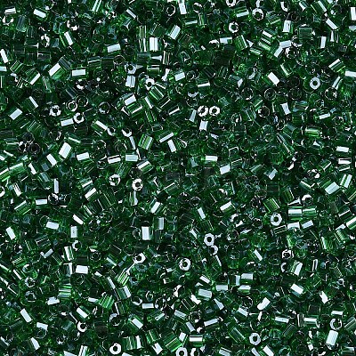 FGB Mixed Grade A Glass Bugle Beads & Hexagon Two Cut Beads GLAA-N001-01-1