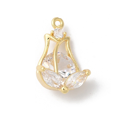 Brass Pendants KK-C062-037G-01-1