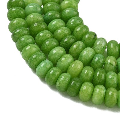 Dyed Natural White Jade Beads Strands GG-CBA9281-A16-5x8mm-1