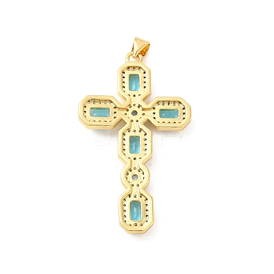 Rack Plating Brass Pendants KK-D087-17G-1