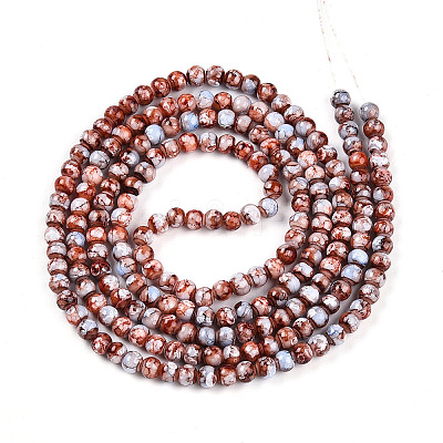Baking Paint Glass Beads Strands X-DGLA-N003-4mm-A03-1