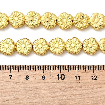 Electroplate Glass Beads Strands EGLA-F166-10-1