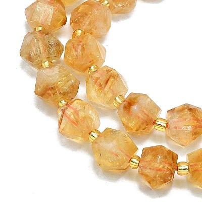 Heated Natural Citrine Beads Strand G-I376-A46-01-1