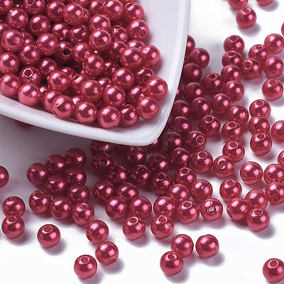 Imitation Pearl Acrylic Beads PL607-13-1