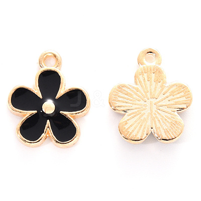Alloy Enamel Charms X-ENAM-R059-02D-RS-1
