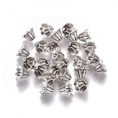 Tibetan Style Bead Caps LF0600Y-NF-1