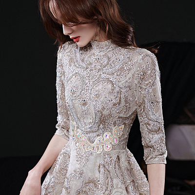 Flower Pattern Rhinstone Appliques AJEW-FG0002-40B-1