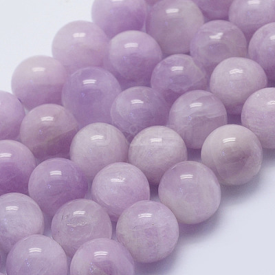 Natural Kunzite Beads Strands G-L478-14-10mm-1