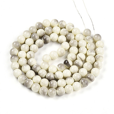 Baking Paint Glass Beads Strands DGLA-N013-10mm-02-1