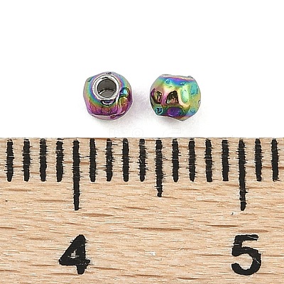 Textured 316 Surgical Stainless Steel Beads STAS-M106-01C-1