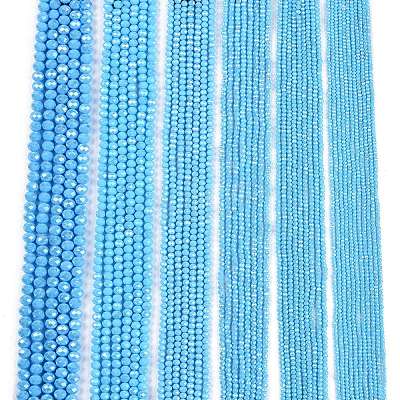 Electroplate Glass Beads Strands EGLA-A044-P2mm-A08-1