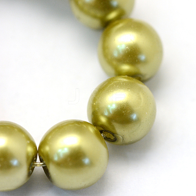 Baking Paint Glass Pearl Bead Strands LS-HY-Q003-3mm-43-1