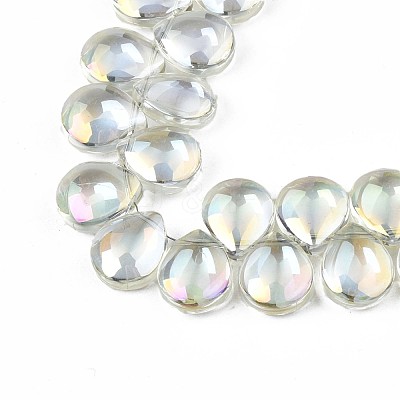 Electroplate Glass Beads Strand EGLA-S188-27-B03-1