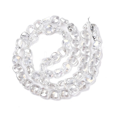 Electroplate Glass Beads Strands EGLA-N012-07A-1