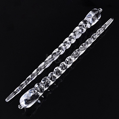 Transparent Acrylic Pendants TACR-T028-21A-1