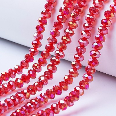 Electroplate Glass Beads Strands LS-EGLA-A034-T3mm-B06-1