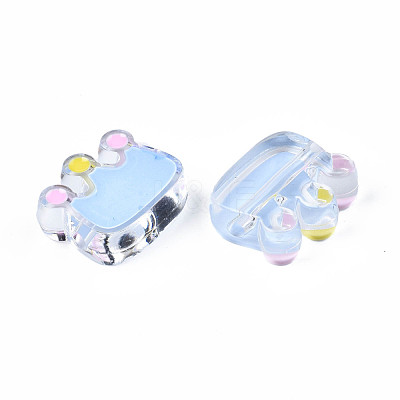 Transparent Acrylic Beads ACRC-S039-08A-1