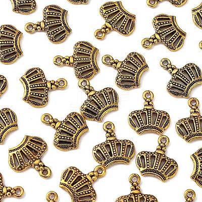 Tibetan Style Alloy Charms X-TIBEP-S029-AG-LF-1