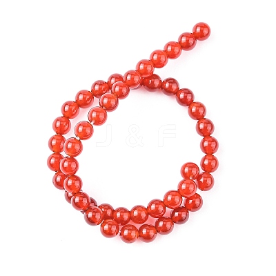 Natural Carnelian Beads Strands G-C076-4mm-2A-1