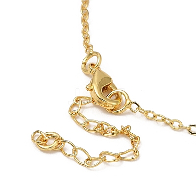 Brass Pendants Necklaces for Women LS-NJEW-B092-05G-1