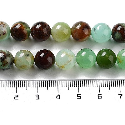 Natural Chrysoprase Beads Strands G-G057-A01-01-1
