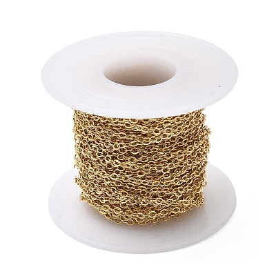 Brass Cable Chains CHC-L037-04G-1
