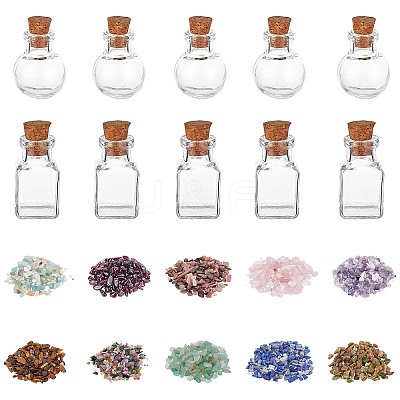 DIY Wishing Bottle Making Kits DIY-PH0001-06-1