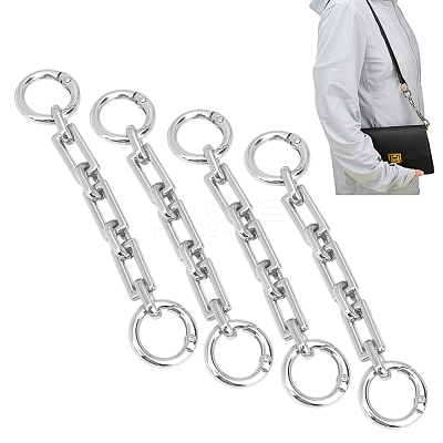 4Pcs Alloy Chain Bag Strap Extenders FIND-DR0002-15P-1