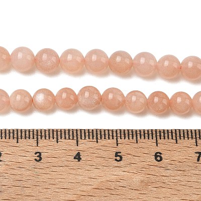 Natural Orange Sunstone Beads Strands G-D0013-76A-1