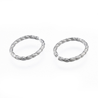Non-Tarnish 304 Stainless Steel Open Jump Rings STAS-N092-164-1