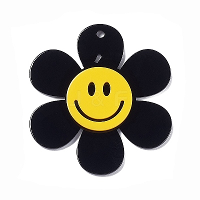 Opaque Acrylic Big Pendants LS-OACR-P012-B06-1