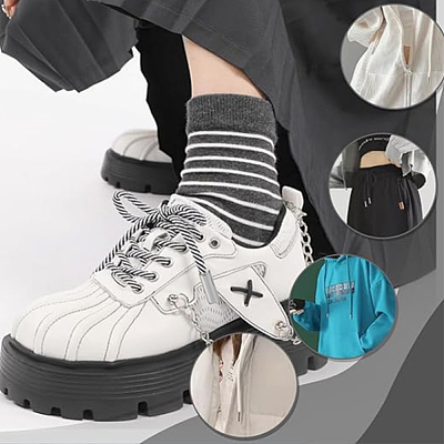 30sets Alloy Aglets for Shoelaces FIND-DC0004-98-1