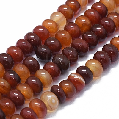 Natural Red Agate Beads Strands G-I245-68B-1