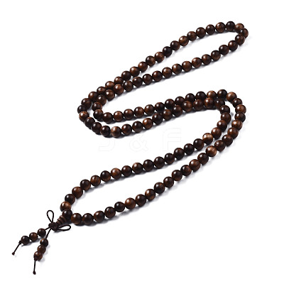 Mala Bead Bracelet WOOD-T030-02-1