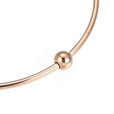 201 Stainless Steel Bangle Sets BJEW-O115-85-1-1