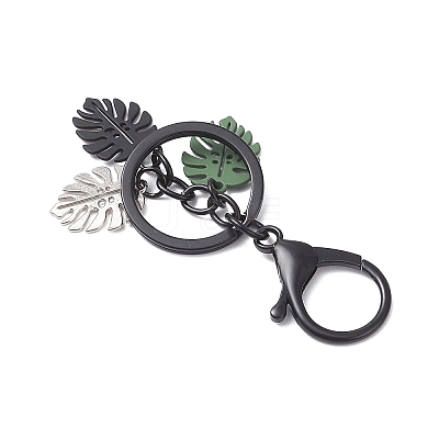 Baking Paint Alloy Keychains KEYC-JKC01390-1