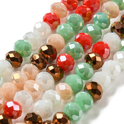 Glass Beads Strands EGLA-A034-M4mm-35-1