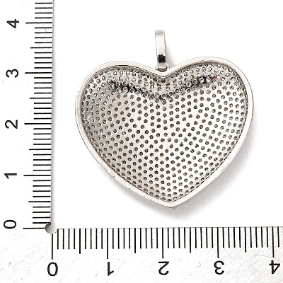 Brass Micro Pave Clear Cubic Zirconia Pendants KK-U076-22P-1